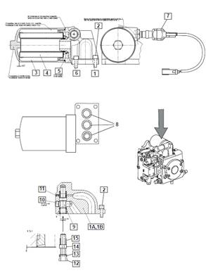 Pompe de transmission, filtration 9991714