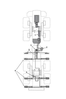 Berces hydrauliques, montage 9992653