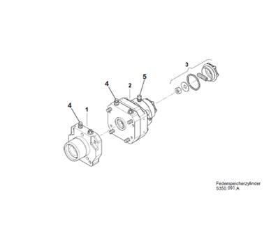 Bogie , cylindre de frein 99929396