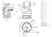 Rotator INDEXATOR GV14S Y M16 Ø173mm pour chapes de 100mm