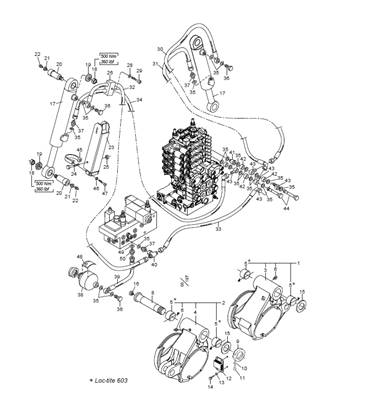 Bras de rouleaux LM006204