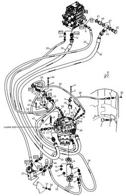 Hydraulique unité de scie 318 F11-19 LM006810