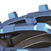 Paire de tracks bluetrack perfekt 26mm 0x0 pour 710/45 Pewag 554710X0