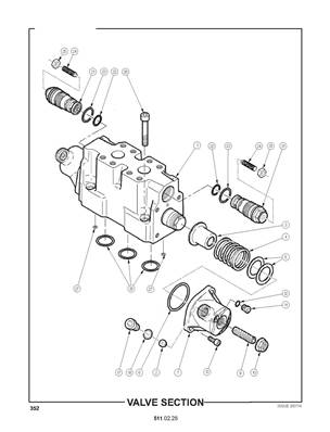 Section de distributeur, oscillation 5110225