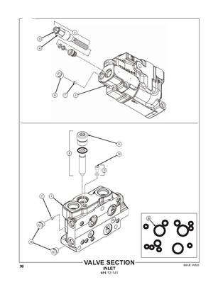 Section de distributeur, entrée treuil, bouclier, grue et grappin 51112141