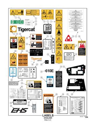 Autocollants, anglais 7104151