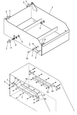 Caisson de rangement avant 9990002