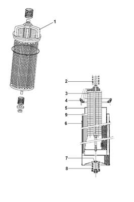 Réservoir hydraulique, assemblage 9991187