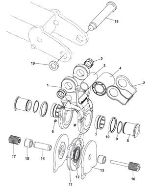 Chape rotator MPB2-2, assemblage 9991357