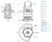 Rotator INDEXATOR GV124S M20 Ø203mm pour chape de 100mm