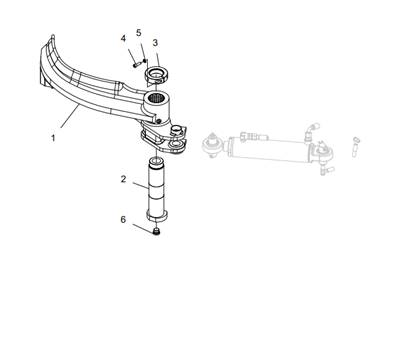 Couteau ébrancheur inférieur, 'processor' LM043534