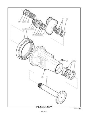 Planétaire d'essieu 4182041