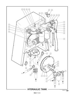 Réservoir hydraulique 502071161