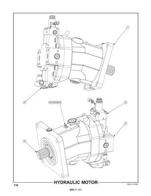 Moteur hydraulique 50501451