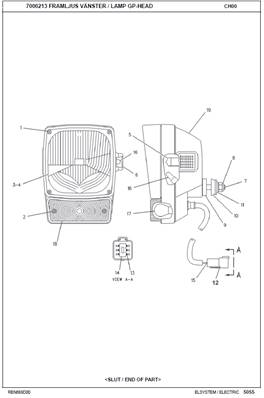 Kit éclairage pour route, montage 7000213