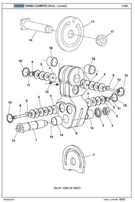 Chape rotator S100-45, assemblage 7006587