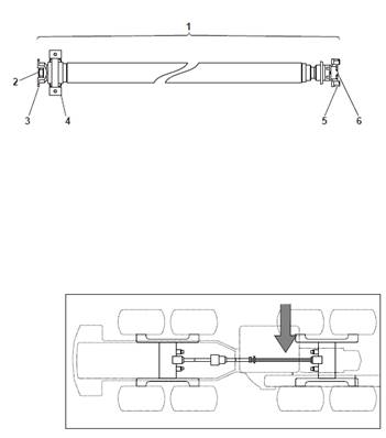 Cardan de transmission avant 9990055