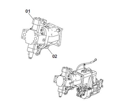 Moteur de transmission, montage 9991308