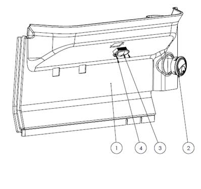 Equipement, panneau inférieur avant 9991396