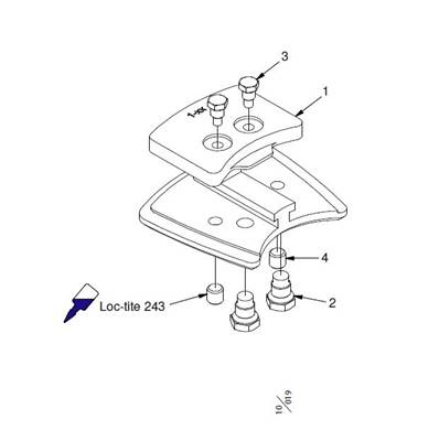 Support de guide #1 pour F11-19 10 mm LM554172