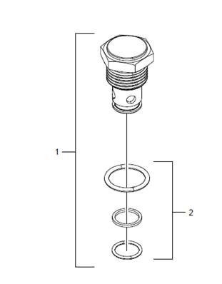 Clapet anti-retour bloc secondaire LM617044