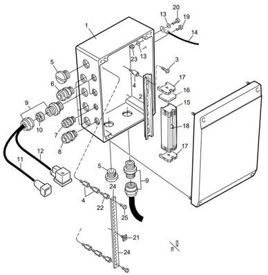 Boîtier pour interface VU LM999201