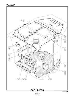 Doublure de cabine 1075601