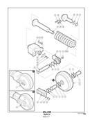 Assemblage des chenilles BERCO, systme de tension 4120421S2