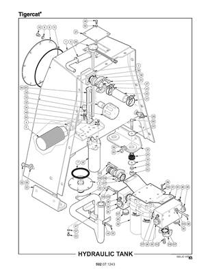 Réservoir hydraulique 502071243