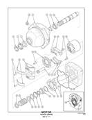 Assemblage des chenilles, moteur d'avancement 50502171S3