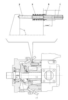 Pompe hydraulique tête abattage, valve de commande 7032913