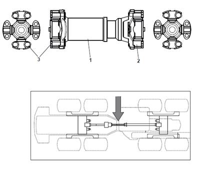 Cardan de transmission d'articulation 9990054