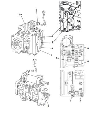 Pompes de transmission, montage 9991307