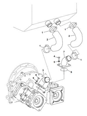 Pompes hydrauliques, conduites hydrauliques 9991473