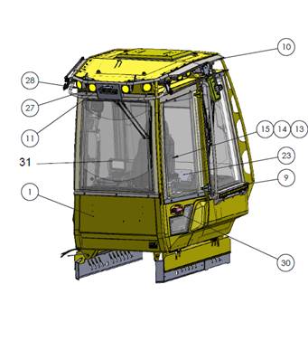 Options de cabine 9991561