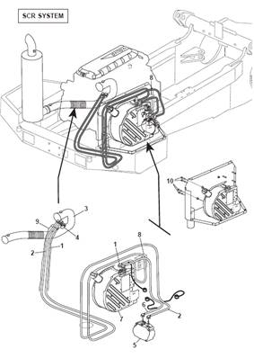 AdBlue moteur stage 4, assemblage 9991680