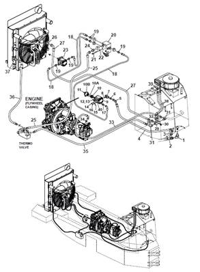 Refroidissement hydraulique, conduites hydrauliques 9992491