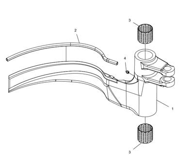 Couteau ébrancheur droit, standard LM043519