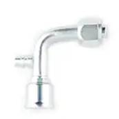 Embout à sertir de climatisation PARKER 3/4 - 90° avec prise de pression 15L26-8