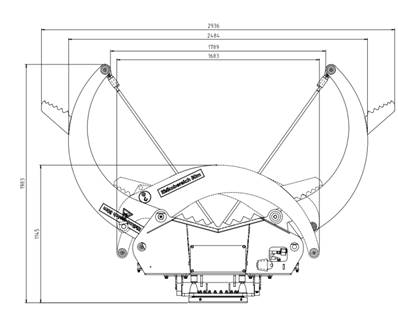 Clambunk 1,1 m² KS avec câble BURGER BK300600595