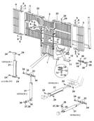 Grille amovible hydraulique et mcanique, montage 9991269S2