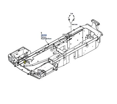 Kit éclairage pour route, montage 9991340