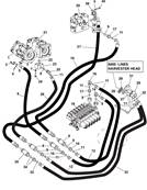 Pompes hydrauliques, conduites hydrauliques 9991476S2