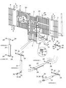 Grille amovible hydraulique et mcanique, montage 9991506S2