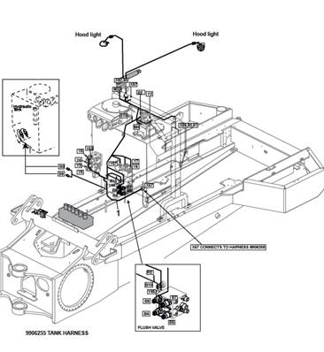 Faisceau réservoir hydraulique, montage 9992766