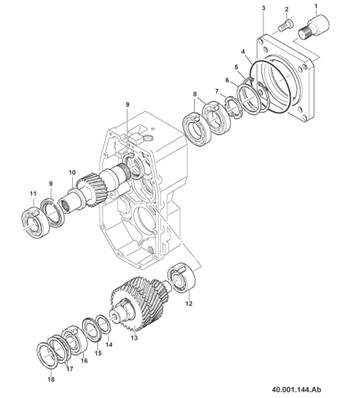 Boîte de transmission, assemblage 99929192