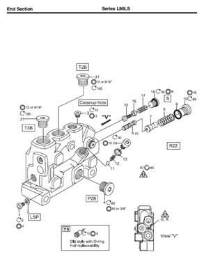 Distributeur hydraulique, assemblage 99929470