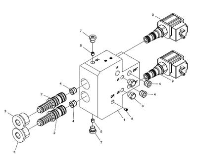 Pompe du système de marquage couleur LM018332