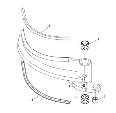 Couteau ébrancheur inférieur LM041017