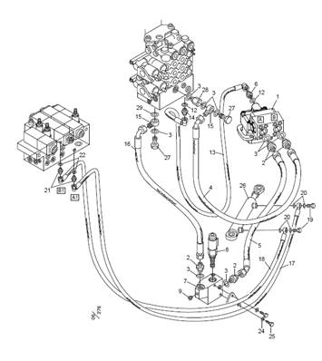 Hydraulique d'unité de scie 98XXL LM999052